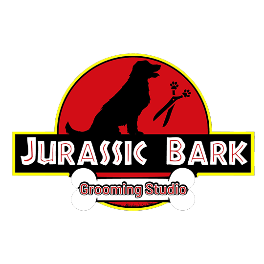 Jurassic Bark Grooming Studio Logo